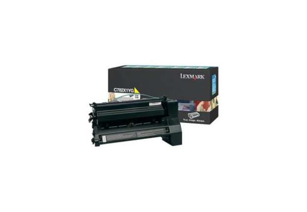 Immagine di Toner altissima resa return program Lexmark giallo C782X1YG