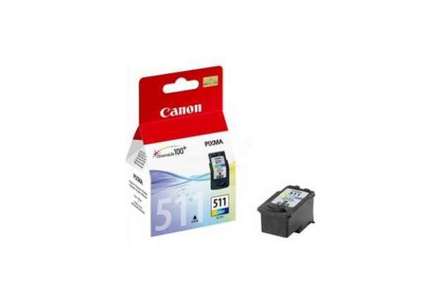 Immagine di Cartuccia inkjet CL-511 Canon colore ciano, magenta, giallo 2972B001