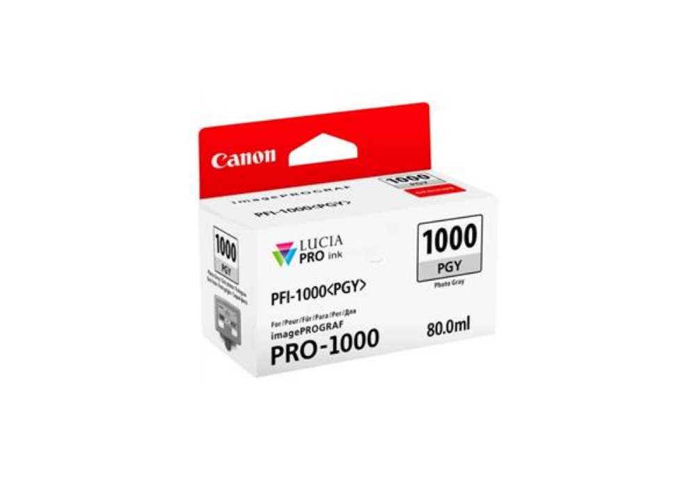 Immagine di Cartuccia inkjet PFI-1000PGY Canon grigio chiaro 0553C001