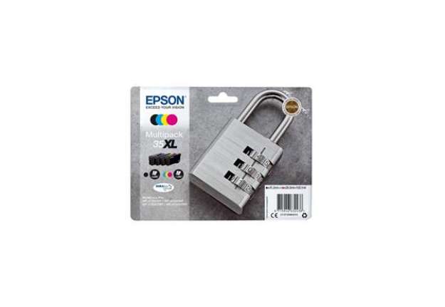 Immagine di cartucce inkjet alta capacità Lucchetto 35XL Epson nero+ciano+magenta+giallo Multipack - C13T3596401