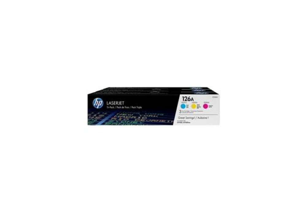 Immagine di Toner 126A HP ciano+magenta+giallo  Conf. 3 - CF341A
