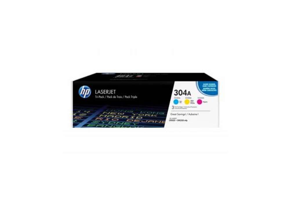 Immagine di Toner 304A HP ciano+magenta+giallo  Conf. 3 - CF372AM