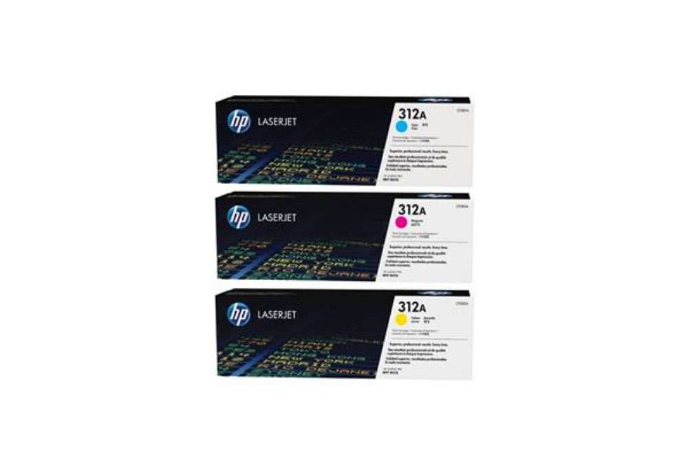 Immagine di Toner 312A HP ciano+magenta+giallo  Conf. 3 - CF440AM