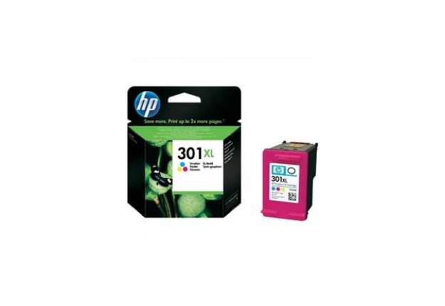 Immagine di Cartuccia inkjet alta capacità blister 301XL HP ciano+magenta+giallo CH564EE