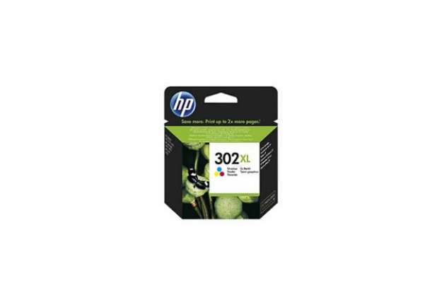 Immagine di Cartuccia inkjet alta resa 302XL HP 3 colori F6U67AE