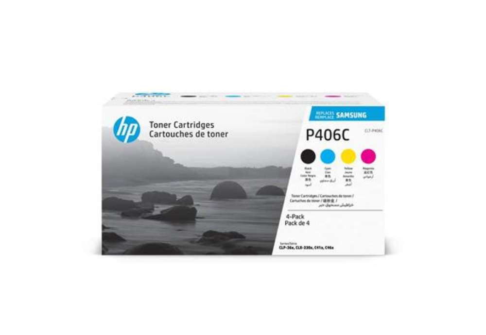 Immagine di Toner CLT-P406C Samsung nero+ciano+magenta+giallo Conf. 4 - SU375A