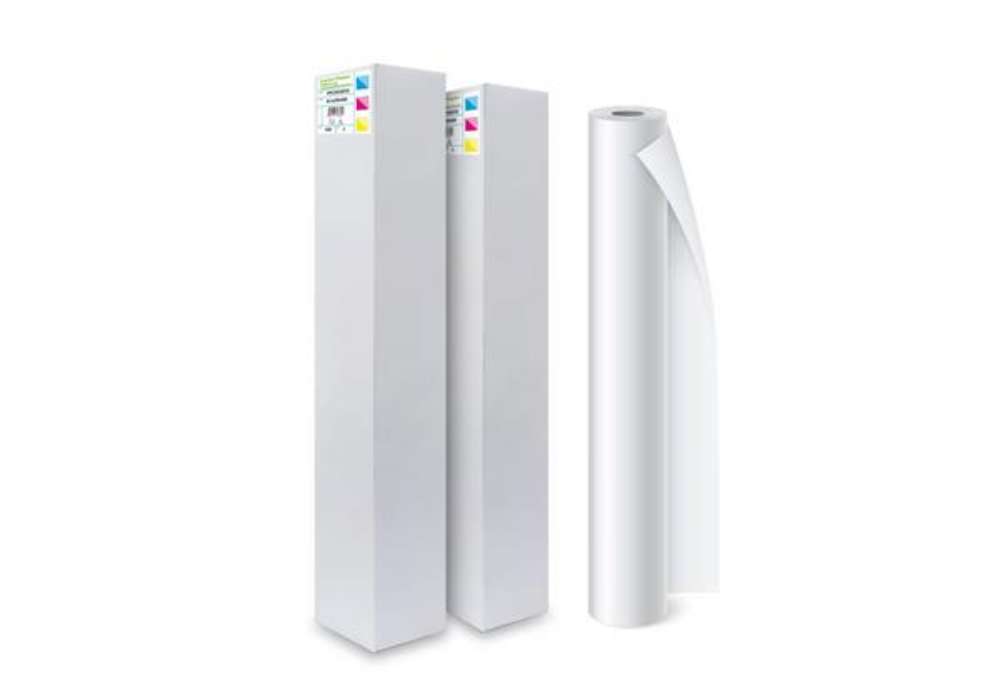 Immagine di Rotoli carta plotter Rotolificio Pugliese pura cellulosa opaca Cristal 80 g/m² 91,4 cm x 50 m - conf