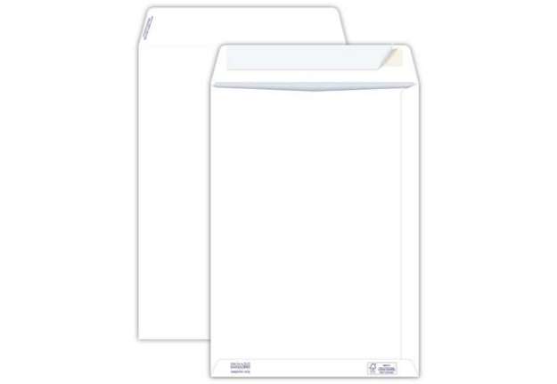 Immagine di Buste a sacco bianche autoad. removibili Pigna Envelopes Competitor String 100 g/m² 250x353 mm  conf