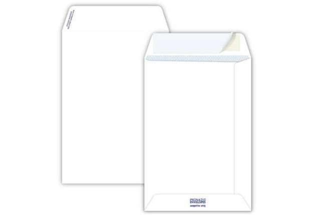 Immagine di Buste a sacco Pigna Envelopes Competitor strip 80 g/m² 162x229 mm bianco Conf. da 20 buste - 0654555
