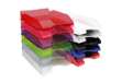 Immagine di Vaschetta portacorrispondenza Exacompta ECOTRAY EcoBlack plastica A4+ nero 123014D