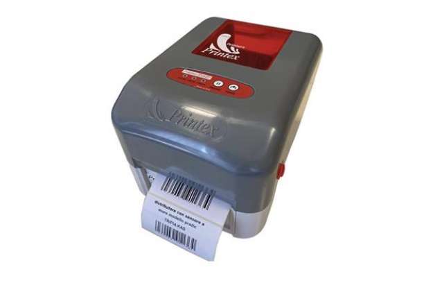 Immagine di Stampante per etichette a termico diretto o trasferimento termico - grigio Printex ST/X220