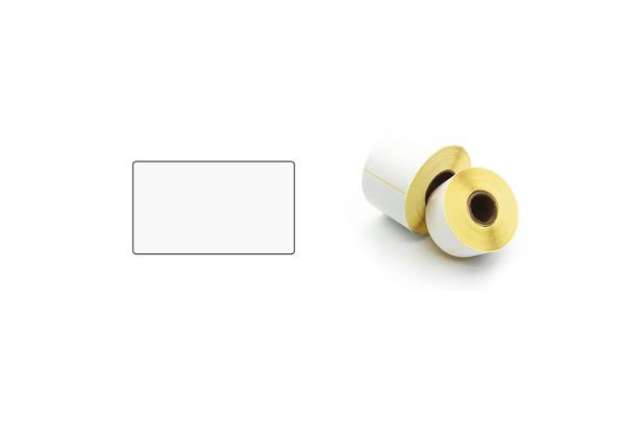 Immagine di Etichette ad. in rotoli per stampanti trasf. termico diretto Printex 50x30 mm bianco removibile  500