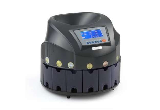 Immagine di Conta dividi monete Holenburg CM 20 LCD nero 8 cassetti 3365