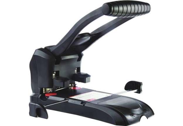 Immagine di Perforatore a 2 fori Kangaro HDP-2160NEW fino a 150 fogli - nero foro 6 mm 2032N