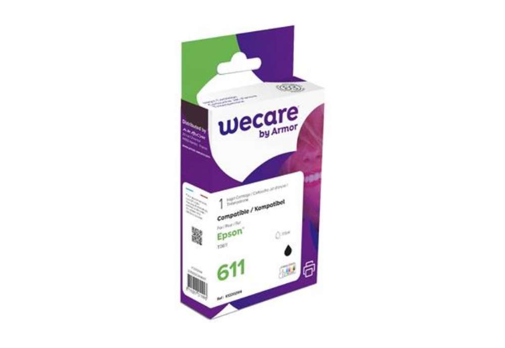 Immagine di Cartuccia inkjet WECARE compatibile Epson C13T06114010 - nero K12202W4
