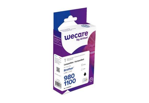 Immagine di Cartuccia inkjet WECARE compatibile Brother LC-1100BK - nero K12444W4