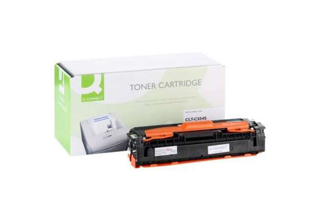 Immagine di Toner Q-Connect rigenerato Samsung CLT-C504S/ELS ciano - K15624QC