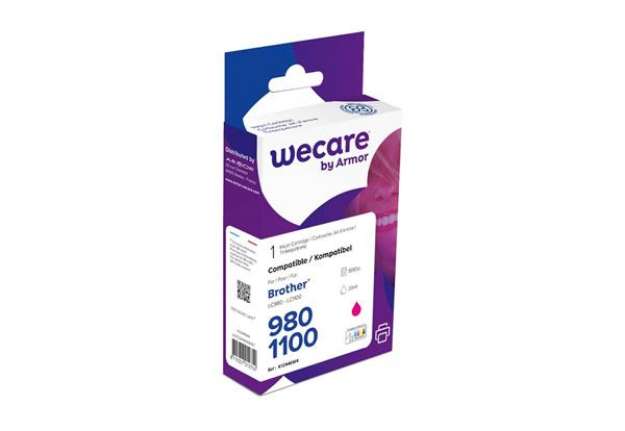 Immagine di Cartuccia inkjet WECARE compatibile Brother LC-1100M - magenta K12446W4