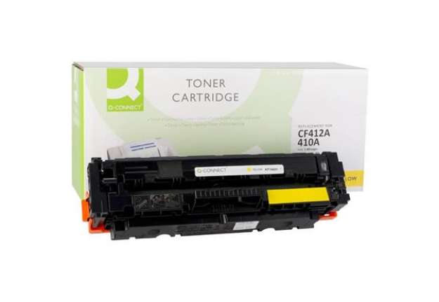 Immagine di Toner Q-Connect rigenerato HP CF412A giallo - K15945QC