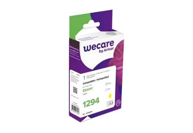 Immagine di Cartuccia inkjet WECARE compatibile Epson C13T12944012 - giallo K12595W4