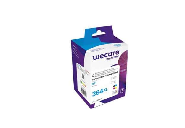 Immagine di Cartucce inkjet WECARE compatibili HP CN684EE - nero+ciano+magenta+giallo Conf. 4 - K10232W4