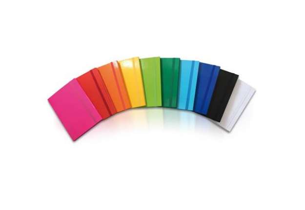 Immagine di Portaprogetti in cartone con elastico piatto EURO-CART Iris dorso 3 cm nero CPRIO03ELPNE IRIS