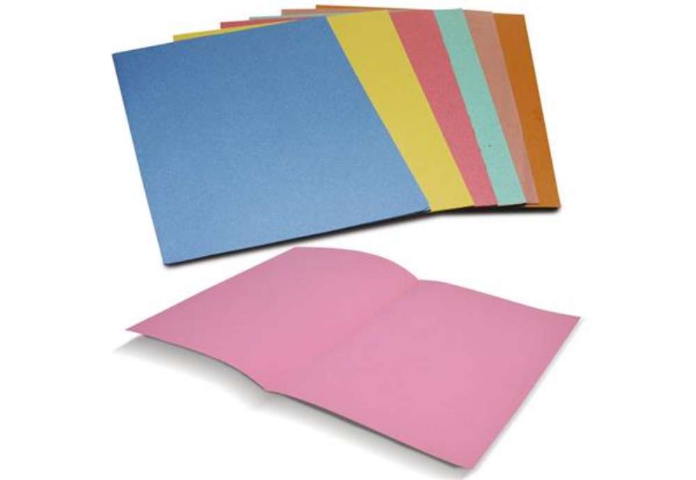 Immagine di Cartelline semplici EURO-CART Cartoncino Manilla 25x35 cm gr. 145 rosa conf. da 100 pezzi - CM01RS14