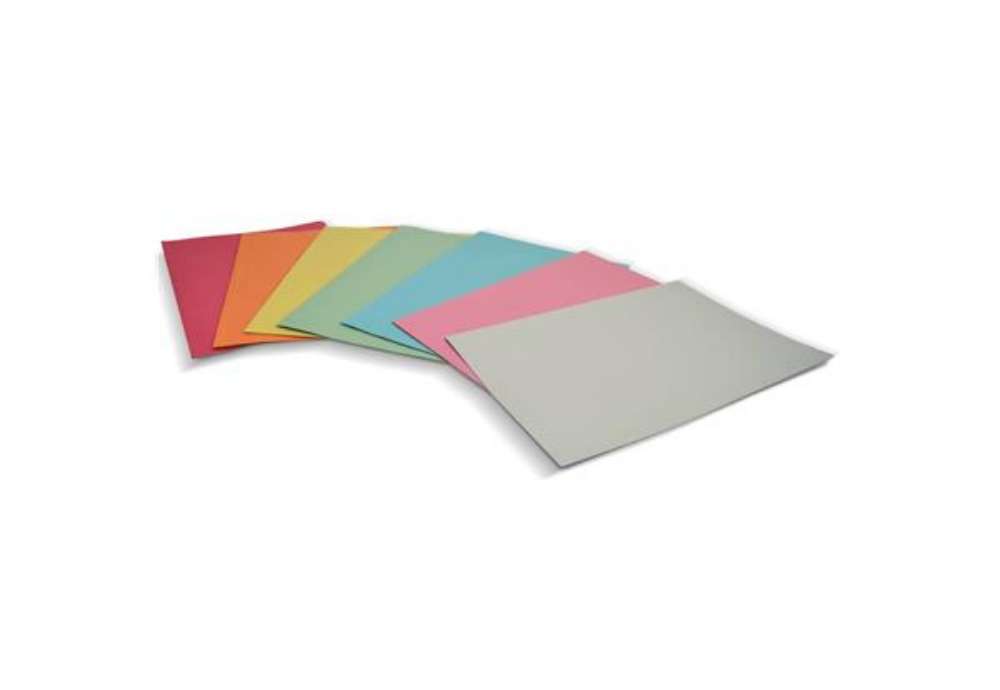 Immagine di Cartelline a 3 lembi EURO-CART Cartoncino Manilla 25x33 cm gr. 145 g/mq assortiti  conf. da 50 pz CM