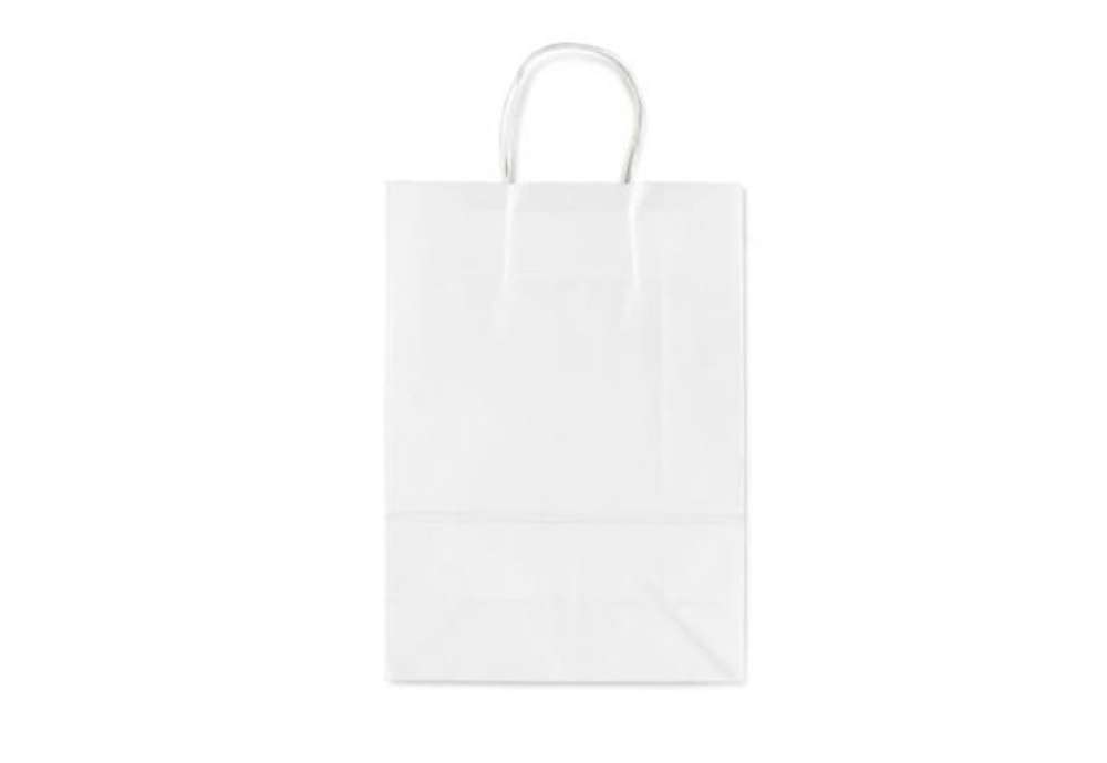 Immagine di Sacchetti da regalo Rex-Sadoch Allegra tinta unita 22x10x27 cm bianco conf. da 25 - SDS22BIA