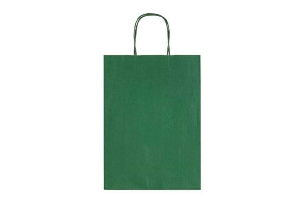 Immagine di Sacchetti da regalo Rex-Sadoch Allegra tinta unita Dark 22x10x27 cm verde conf. da 25 - SDF22-560