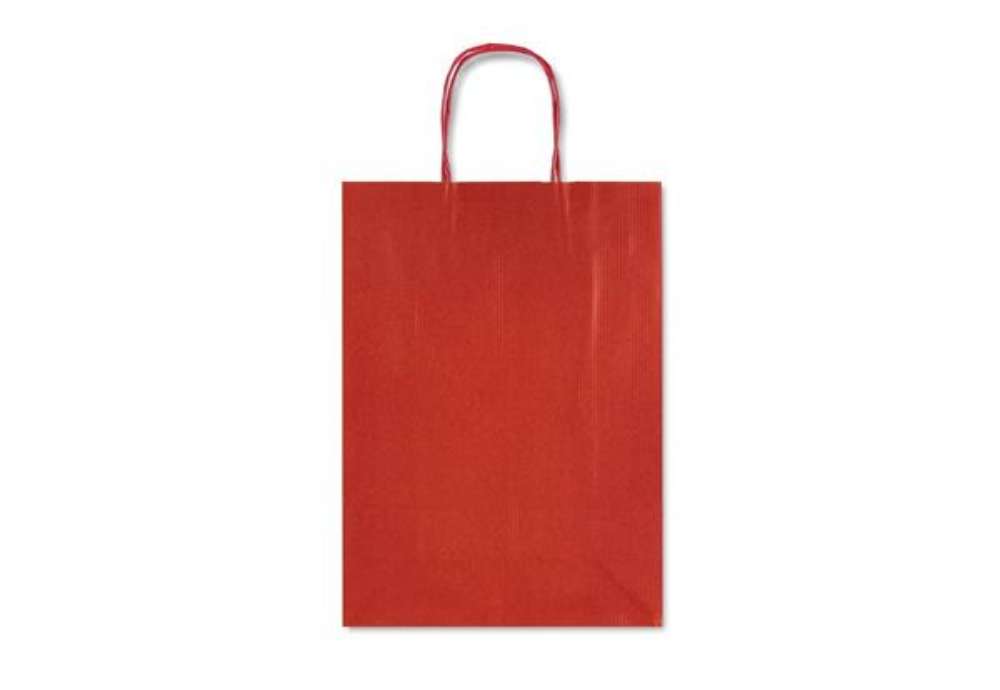 Immagine di Sacchetti da regalo Rex-Sadoch Allegra tinta unita Dark 26x12x36 cm rosso conf. da 25 - SDF26-551
