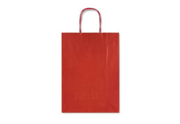 Immagine di Sacchetti da regalo Rex-Sadoch Allegra tinta unita Dark 26x12x36 cm rosso conf. da 25 - SDF26-551