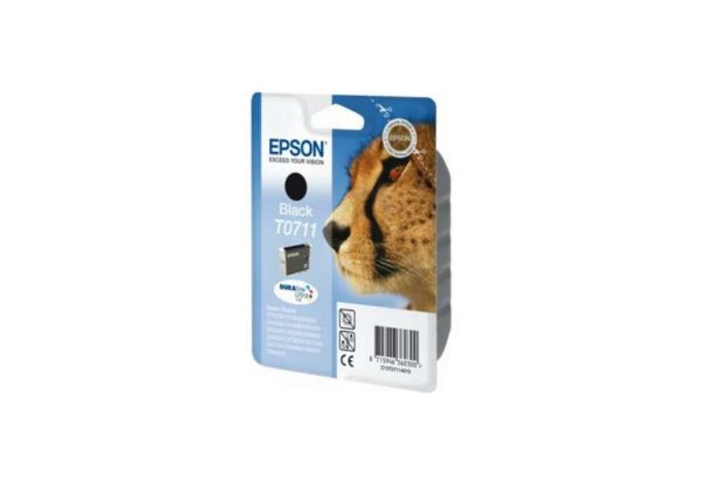 Immagine di Cartuccia inkjet ink pigmentato Ghepardo T0711 Epson nero C13T07114012