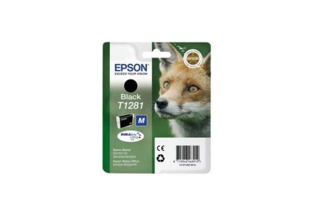 Immagine di Cartuccia inkjet ink pigmentato Volpe T1281 Epson nero C13T12814012