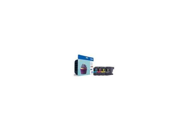 Immagine di Cartucce inkjet blister LC-123 Brother nero+ciano+magenta+giallo Conf. 4 - LC-123VALBP