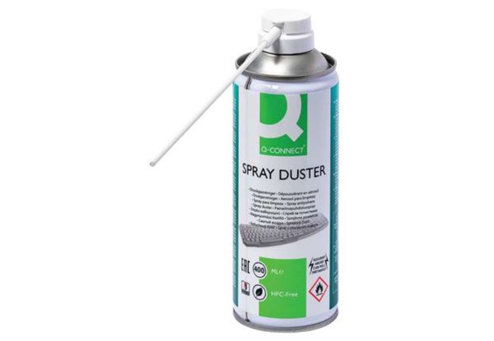 Immagine di Bomboletta di aria compressa Q-Connect utilizzabile in verticale priva di HFC 400 ml - KF04499