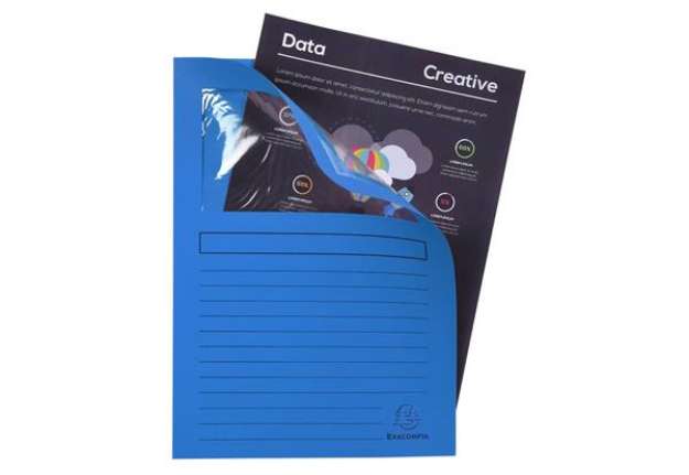 Immagine di Cartelline con finestra Exacompta Forever® A4 cartoncino 120 g/m² assortiti  conf. da 100 - 50100E