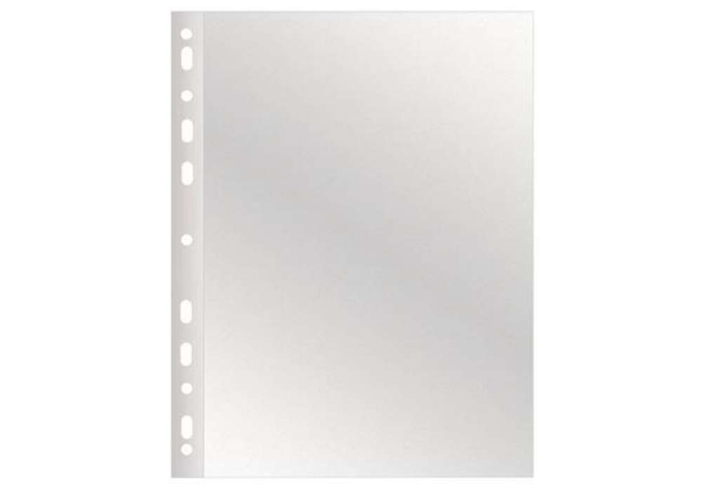 Immagine di Buste a perforazione universale Q-Connect 22x30 cm basso spessore finitura goffrata conf. 50 pz - KF