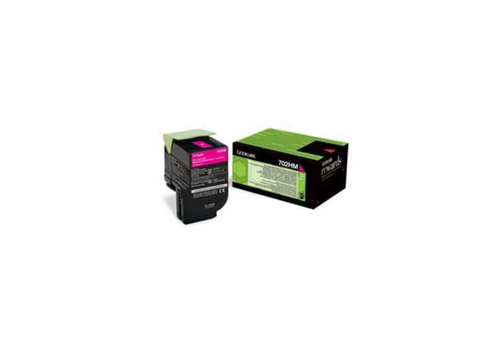 Immagine di Toner alta resa return program 702HM Lexmark magenta 70C2HM0