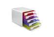 Immagine di Cassettiera da scrivania CEP Smoove 360x288x271 mm bianco 5 cassetti medi 1071110931