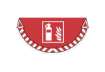 Immagine di Adesivi Segnalatori CEP estintore PVC 700x350 mm. sp 0,2 mm rosso - 1701080151