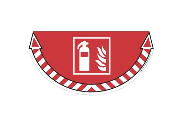 Immagine di Adesivi Segnalatori CEP estintore PVC 700x350 mm. sp 0,2 mm rosso - 1701080151