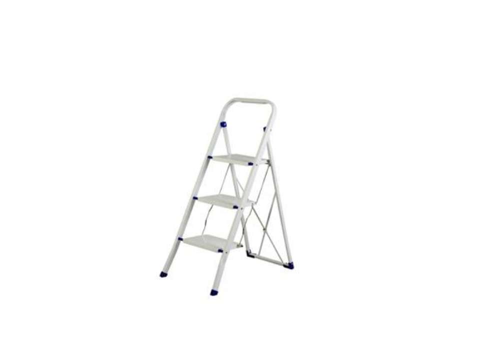 Immagine di Scala in acciaio Serena Group 46,5 x 74,5 x h. 104 cm 3 gradini WR2030GS
