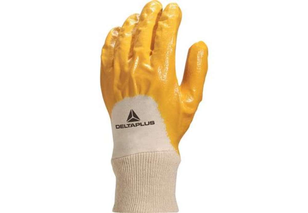 Immagine di Guanti da lavoro in nitrile Delta Plus per logistica - taglia 7 - DPI Cat. II - NI01507