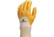 Immagine di Guanti da lavoro Delta Plus nitrile leggero dorso aerato giallo taglia 7 - NI01507