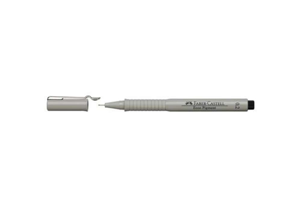 Immagine di Penna punta in fibra Faber-Castell Ecco Pigment 0,2 mm 166299