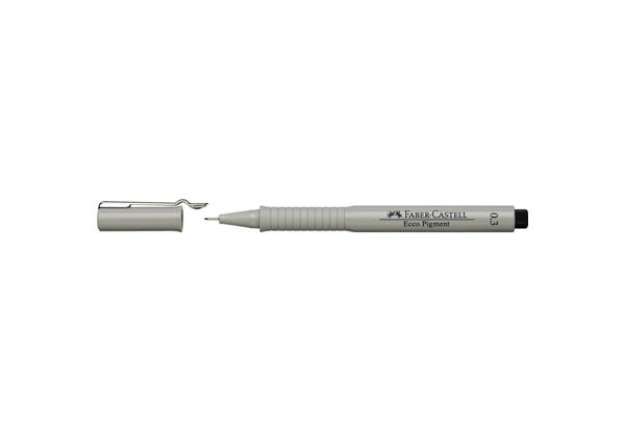 Immagine di Penna punta in fibra Faber-Castell Ecco Pigment 0,3 mm 166399