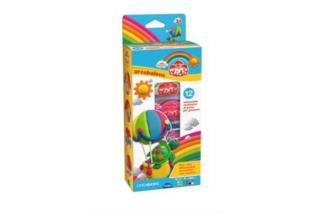 Immagine di Pasta modellabile DIDO' Arcobaleno assortiti Conf. 12 pezzi - 397900