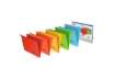 Immagine di Cartelle sospese orizzontali Joker interasse 33 cm assortiti fondo a V Conf. 10 pezzi - 400/330 LINK