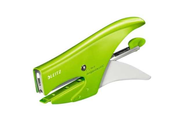 Immagine di Cucitrice fino a 15 fogli Leitz 5547 WOW verde lime metallizzato 55472054